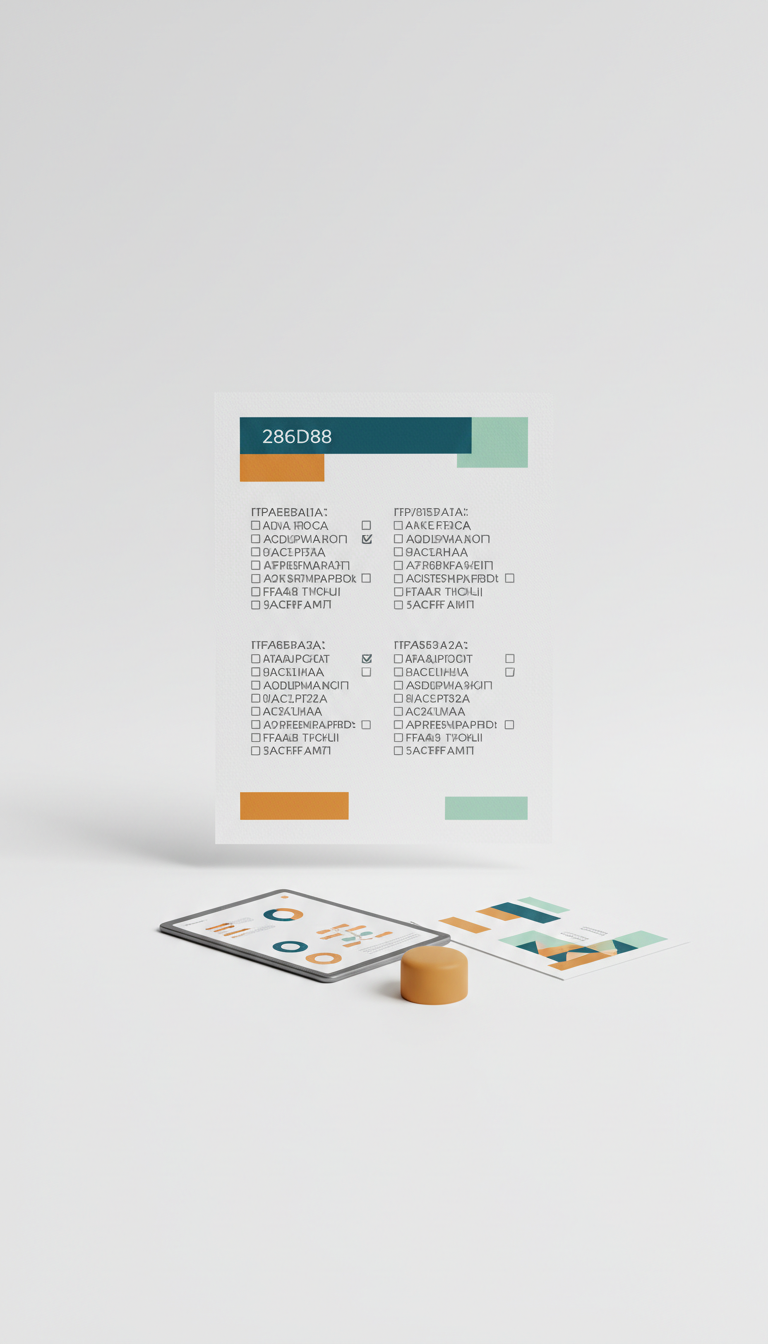 Checklist consulenza personalizzata stampata