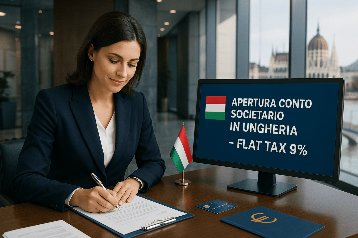 Apertura conto societario - Trust consulting and more kft