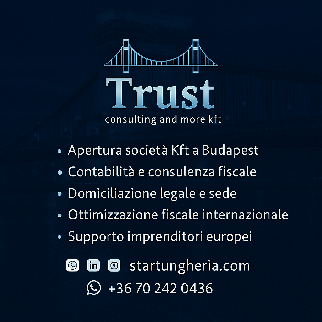 Servizi di Contabilità. Accounting services - Trust consulting and more kft